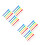 60Pcs ABS Glue Spreaders Assorted Precise Smearing 10