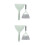 2Sets Household Mini Cleaning Broom and Dustpan Green Plastic Set 7