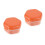 2Pcs Portable Orange Plastic Retainer Storage Holder Travel Teeth Case 8