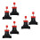 6Pcs Foldable Tile Height Adjuster Black Tile Riser Tool 4