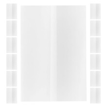 100Pcs Transparent Paper Invitation Card Wraps Wedding Jackets