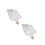 2Pcs Durable Car Snow Cover Window Shield Silver Pe Cotton Blend 5
