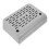 3Pcs ABS Cat Litter Box Ramp Silver Elevated Step with Resting Space 2