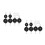 8Pcs Compact Pulley Teaching Aid Plastic Iron for Student Experiments 7