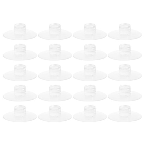 100Pcs Flat Top Suction Cup Cable Clips Durable Silicone Cord Keeper 1
