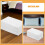 50Pcs White Disposable Beauty Sheets Non-Woven Fabric Spa Table Covers 8