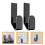 16Pcs Universal Keyboard Wall Mount Bracket Acrylic Holder Black 10