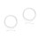 2Pcs Flat Telephone Cable 2-Core White PVC Wire with Rj11 Connector 6