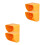 4Pcs Yellow Outdoor Waterproof Switch Socket Covers Plastic Durable 9
