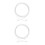 2Pcs Flat Telephone Cable 2-Core White PVC Wire with Rj11 Connector 9