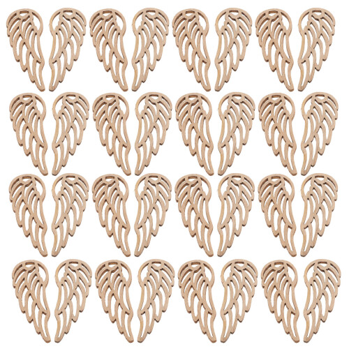 100St Rustic Lichtbruine Engelvleugel Voor DIY En Decor 2