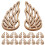 100St Rustic Lichtbruine Engelvleugel Voor DIY En Decor 2
