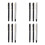 12Pcs Soft Tip Refillable Chinese Ink Pens Multi Color Calligraphy Set 6