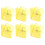 30Pcs Yellow ABS Dog Light Bracket Durable Wall Mount for Indoor Use 1