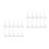 20Pcs White Plastic Soup Ladles Multifunctional Kitchen Serving Spoons 6