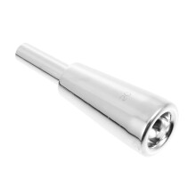 2Pcs Silver Trumpet Mouthpiece Replacement for Beginners and Pros