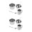 2Sets Multifunctionele Dubbele Boiler Wax En Chocolade Smeltpot 8