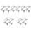 10Pcs Silver Aluminum Stage Lamp Clamps Durable Truss Light Hooks 4