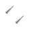 2Pcs Silver Trumpet Mouthpiece Replacement for Beginners and Pros 9