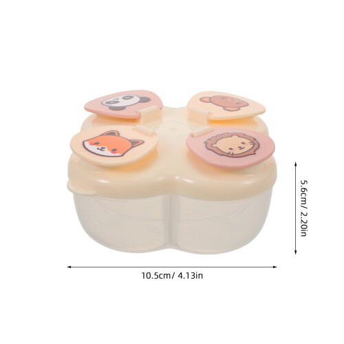 Portable Milk Powder Storage Box PP Multi-Color Formula Dispenser 1