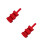 2Pcs Red Fire Extinguisher Straps Adjustable Nylon for Vehicle Mount 6