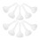 20Pcs White Plastic Soup Ladles Multifunctional Kitchen Serving Spoons 1