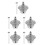 5Pcs Durable Silver Generator Petcock Valve for Car Tools Use 6