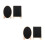 4Pièces Tableau Double-Face En Pour Maison Et 10