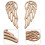 100St Rustic Lichtbruine Engelvleugel Voor DIY En Decor 11
