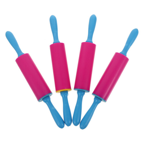 8Stk ABS Tonrollen Rosa Kinder Clay Sculpting Set 1