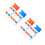 400Pcs Small Colored Flag Push Pins Cork Board Map Marking 4
