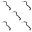 5Pcs Durable Power Steering Hose Kit Enhances Vehicle Steering Control 4