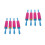 8Stk ABS Tonrollen Rosa Kinder Clay Sculpting Set 9