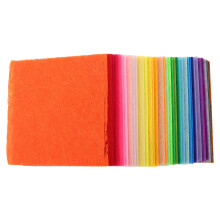 480Pcs Thick Felt Sheets Multicolor Craft Fabric for Kids DIY Projects