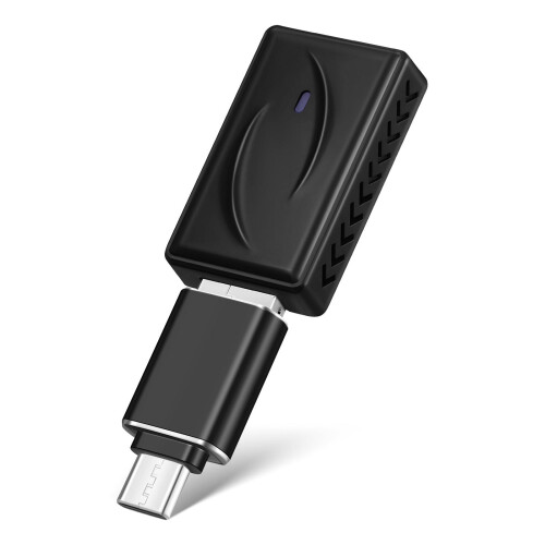 2Sets Car Wireless Streaming Adapter Auto Accessories Plastic Metal 1
