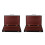 2Pcs Lightweight Walnut Wood Paint Box Artist Tool Storage Case 8