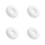16Pcs White ABS Pool Ladder Escutcheons Split Flange Handrail Covers 8