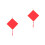 2Pcs Red Blank Xuan Paper Fu Character Writing Sheets for Calligraphy 9
