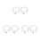 3Pcs Boho Beach Ankles Bracelets Silver Zinc Alloy Seashell Anklets 4