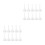 20Pcs White Plastic Soup Ladles Multifunctional Kitchen Serving Spoons 5