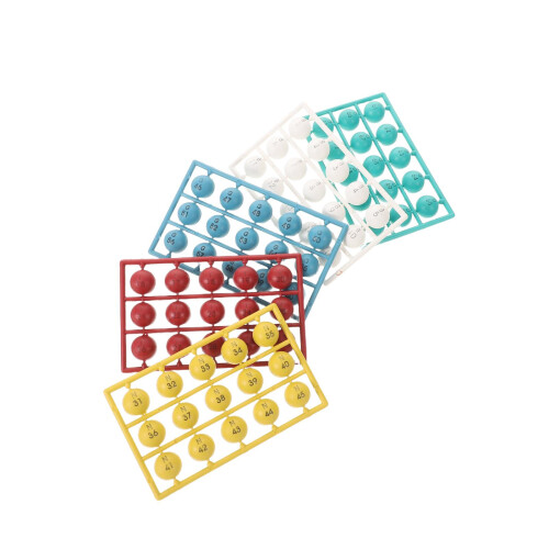 300Pcs Firm Plastic Colorful Mini Balls for Board Game Replacement