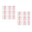 200Pcs Assorted Color Plastic Yarn Knitting Needles for Sewing Crafts 8
