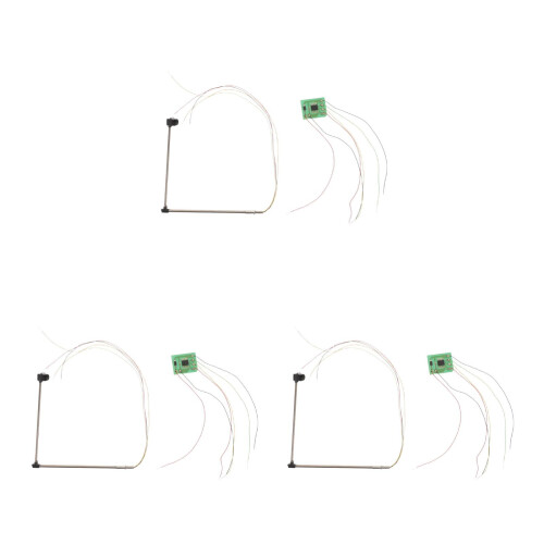 3Sets Miniature LED Train Signal Light Model for Railway Layout Decor 1