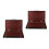 2Pcs Lightweight Walnut Wood Paint Box Artist Tool Storage Case 7