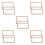 10Pcs Multi-Use Wooden Paper Frames Beige for DIY Papermaking Projects 5