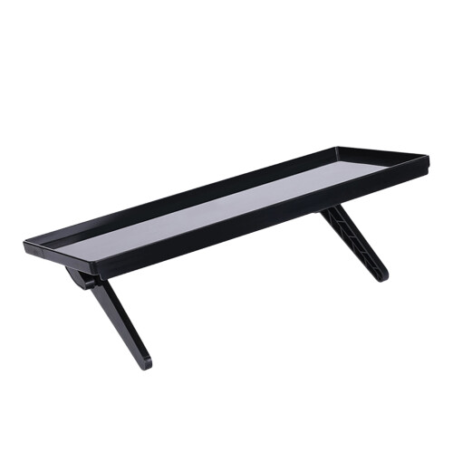 3Pcs Black Screen Storage Bracket Foldable Monitor Shelf for Storage