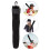 2Pcs Black Rubber Bat Protector Lightweight Golf and Baseball Sleeve 10