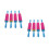 8Stk ABS Tonrollen Rosa Kinder Clay Sculpting Set 7
