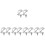 10Pcs Silver Aluminum Stage Lamp Clamps Durable Truss Light Hooks 6