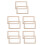10Pcs Multi-Use Wooden Paper Frames Beige for DIY Papermaking Projects 4
